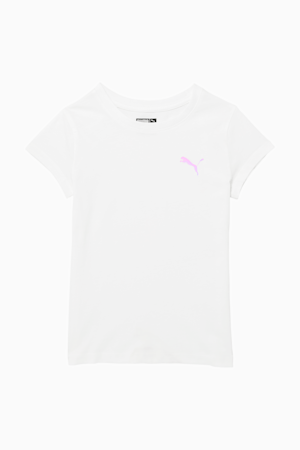 Core Little Kids' Graphic Tee, PUMA WHITE, extralarge