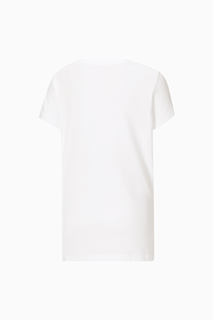 Girls' Cotton Jersey Graphic Tee Big Kids, PUMA WHITE, extralarge