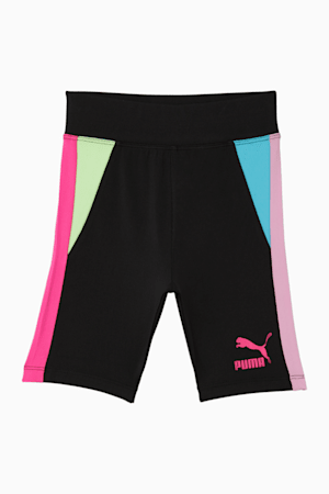 Brighter Days Pack Poly/Spandex Little Kids' Shorts, PUMA BLACK, extralarge