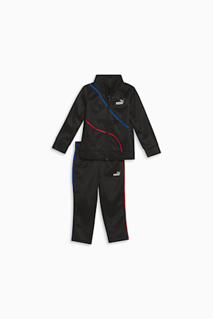 Two-Piece Toddlers' Long Sleeve Track Jacket Set, PUMA BLACK, extralarge