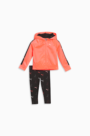 Two-Piece Toddlers' Full-Zip Hoodie Set, IGNITE PINK, extralarge