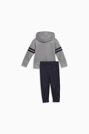 Two-Piece Little Kids' Fleece Pullover Set, LIGHT HEATHER GREY, extralarge