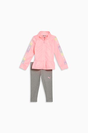 Two-Piece Toddlers' Track Jacket Set, KORAL ICE, extralarge