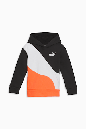 PUMA Power Little Kids' Pullover Hoodie, PUMA BLACK, extralarge