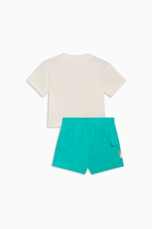 PUMA x SQUISHMALLOWS Toddlers' Two-Piece Tee and Shorts Set, WARM WHITE, extralarge