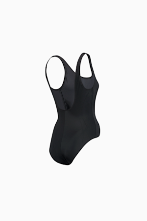 PUMA Swim Women's 1 Piece Swimsuit, black, extralarge-GBR