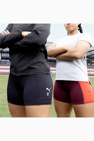 PUMA x Modibodi Active Biker Shorts Women, Aubergine /Burnt red, extralarge-GBR