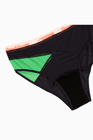 Puma X Modibodi Active Hi Cut Full Brief, Black-Green, extralarge-GBR