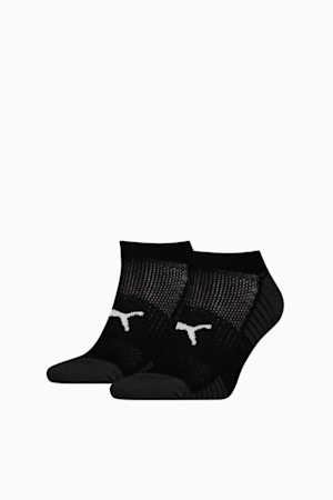 PUMA Sport Cushioned Sneaker Socks 2 Pack, black, extralarge-GBR