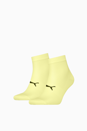 PUMA Sport Unisex Light Quarter Socks 2 Pack, yellow, extralarge-GBR