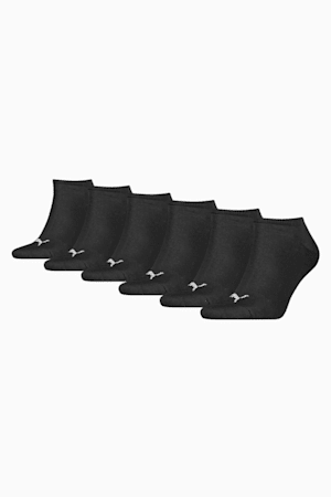 PUMA Unisex Sneaker Socks 6 pack, black, extralarge-GBR