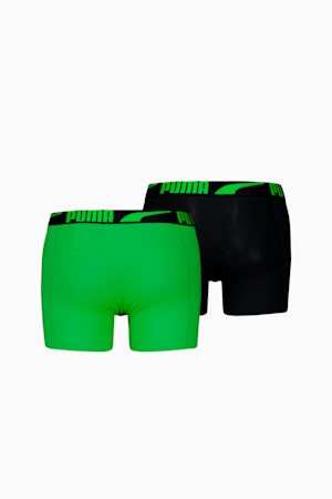 PUMA Men's Boxer Briefs 2 Pack, green / black, extralarge-GBR
