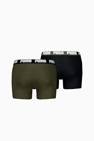 PUMA Men's Boxer Briefs 2 pack, Forest, extralarge-GBR