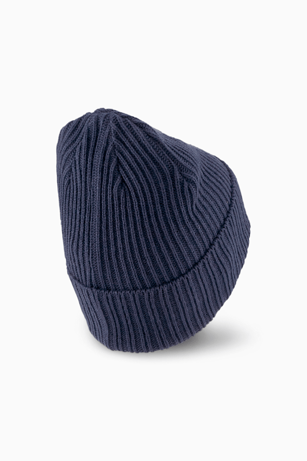 Classic Cuff Ribbed Beanie, Peacoat, extralarge