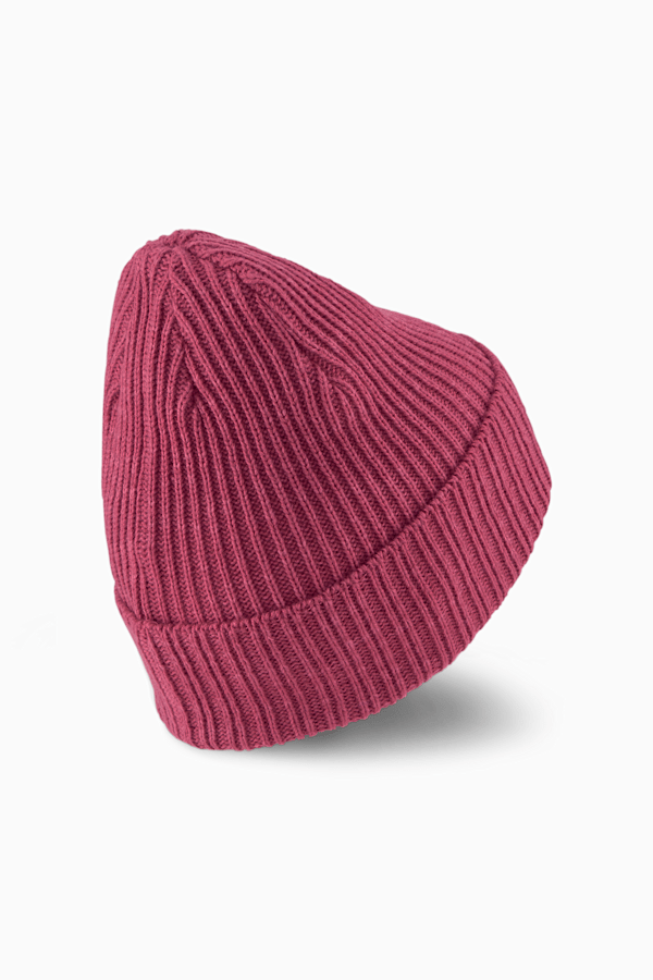 Classic Cuff Ribbed Beanie, Dusty Orchid, extralarge