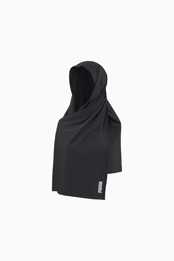 Running Hijab Scarf, Puma Black, extralarge