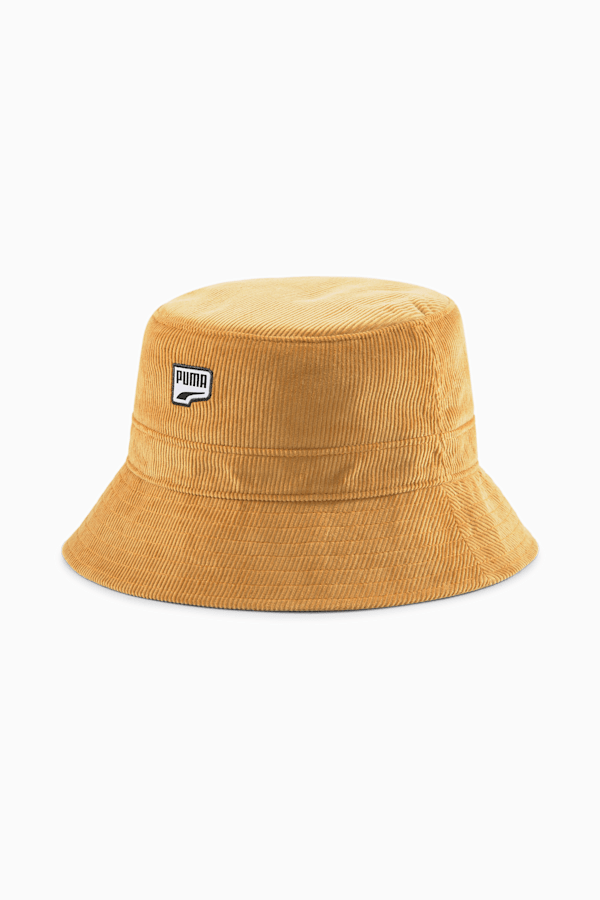Downtown Corduroy Bucket Hat, Desert Tan-DT Logo, extralarge