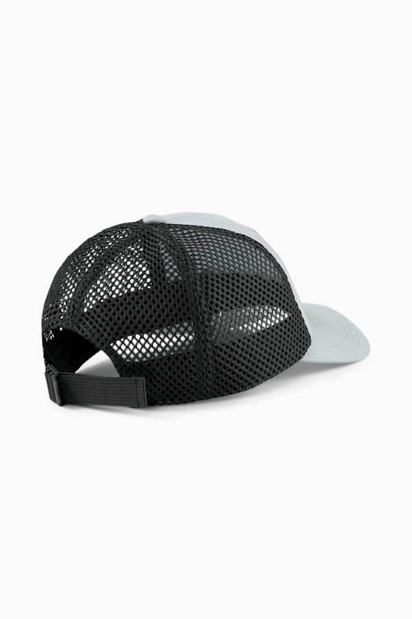 Running Trucker Cap, Platinum Gray-PUMA Black, extralarge