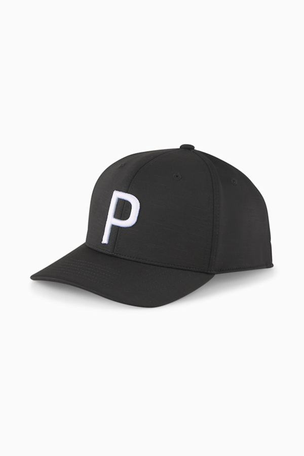 P Golf Cap, PUMA Black-White Glow, extralarge-GBR