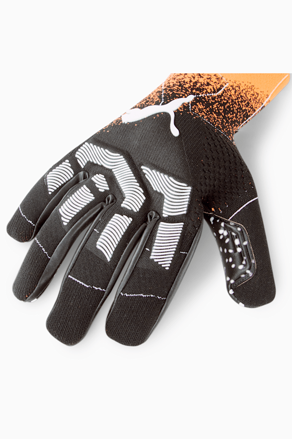 FUTURE:ONE Grip 1 NC Soccer Goalkeeper Gloves, Neon Citrus-Puma Black, extralarge