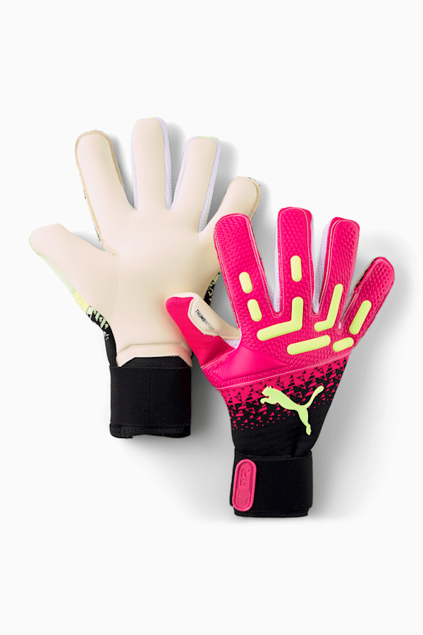 FUTURE Pro TRICKS Hybrid Football Goalkeeper Gloves, Fast Yellow-Ravish, extralarge