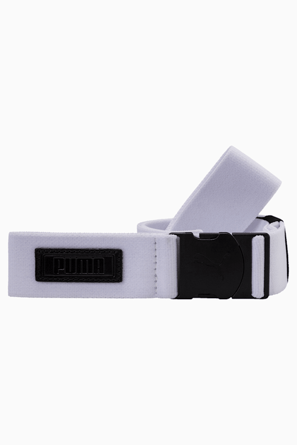 White Golf Belt for Men  Hyper-Stretch + Adaptive Sizing + Comfort