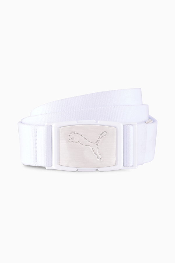Ultralite Stretch Men's Golf Belt, Bright White, extralarge-GBR
