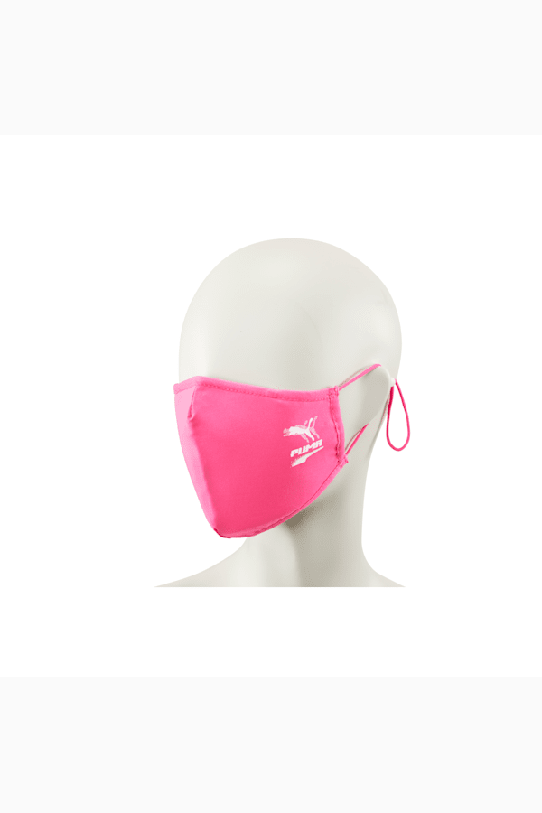 PUMA Face Mask (Set of 2), Glowing Pink-pretty pink, extralarge