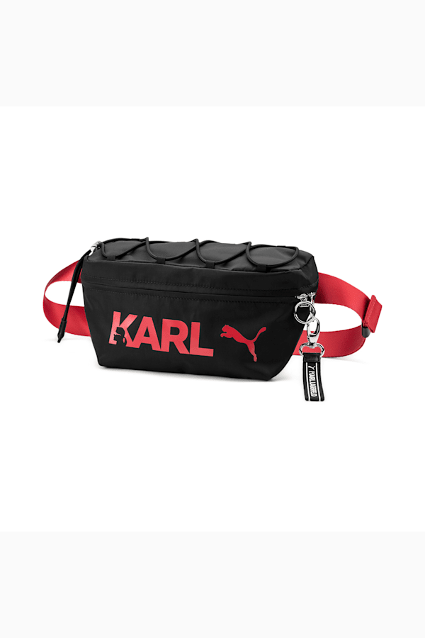 PUMA x KARL LAGERFELD Waist Bag, Puma Black, extralarge