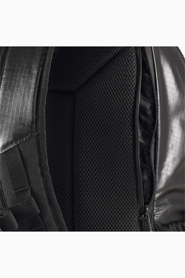 Puma black sale leather backpack