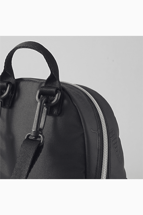 Puma black leather backpack new arrivals