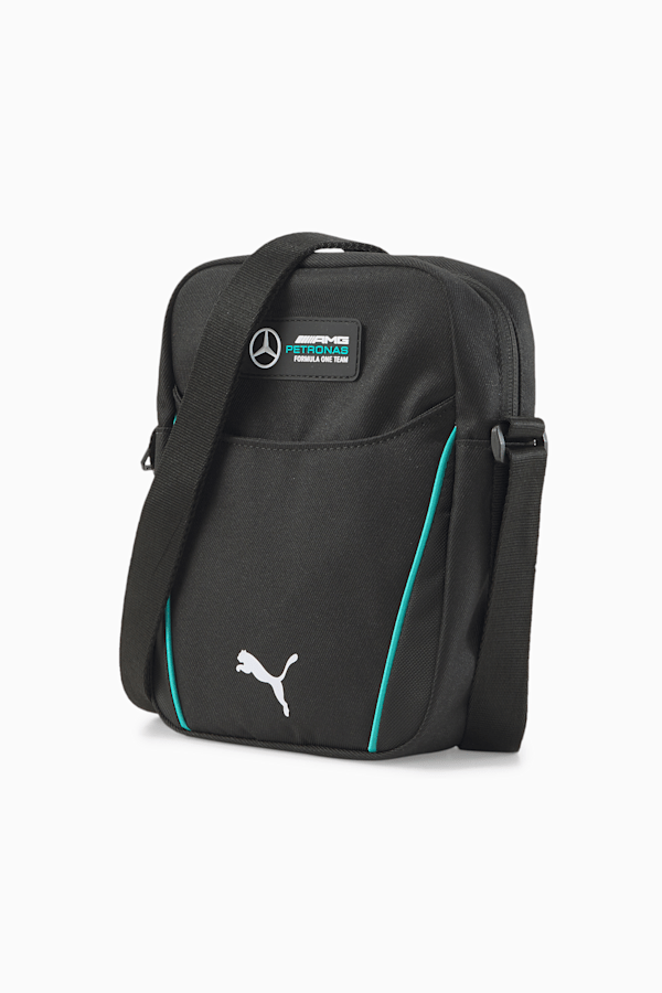 Mercedes-AMG Petronas Motorsport F1 Portable Shoulder Bag, Puma Black, extralarge