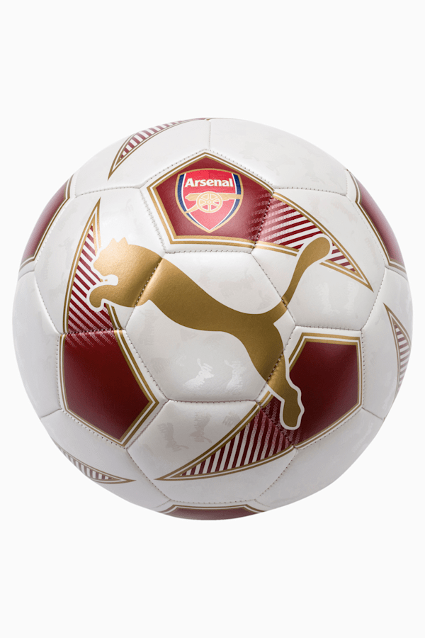 Arsenal Fan Ball, Chili Pepper-Puma White, extralarge