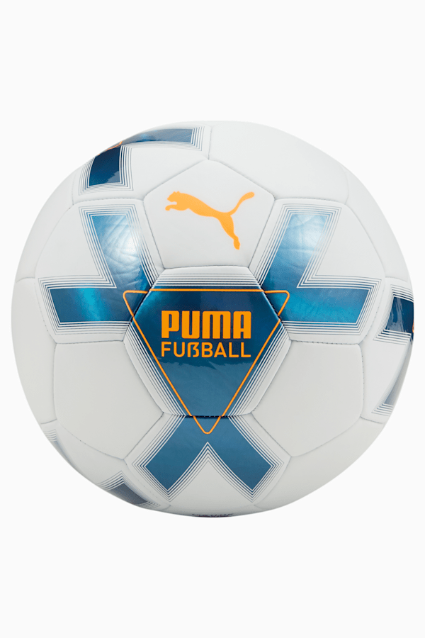 Cage Training Ball, Metallic Blue-Puma White-Fluo Orange, extralarge