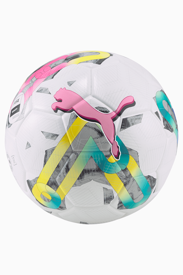 PUMA Orbita 3 TB FQ Football, Puma White-multi colour, extralarge