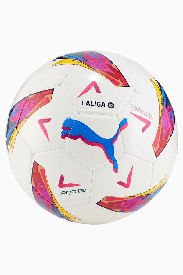Orbita LaLiga 1 Replica Training Football, PUMA White-multi colour, extralarge-GBR