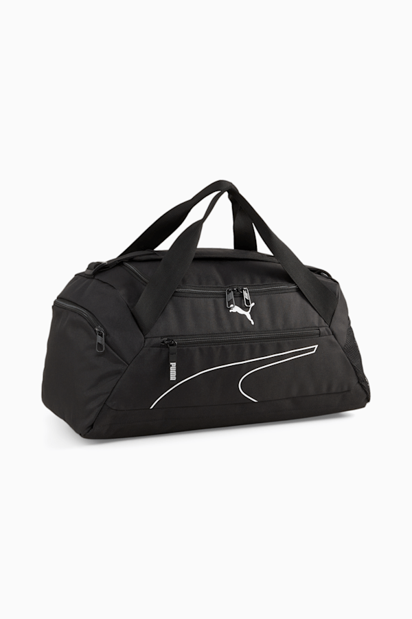 Fundamentals Small Sports Bag, Puma Black, extralarge