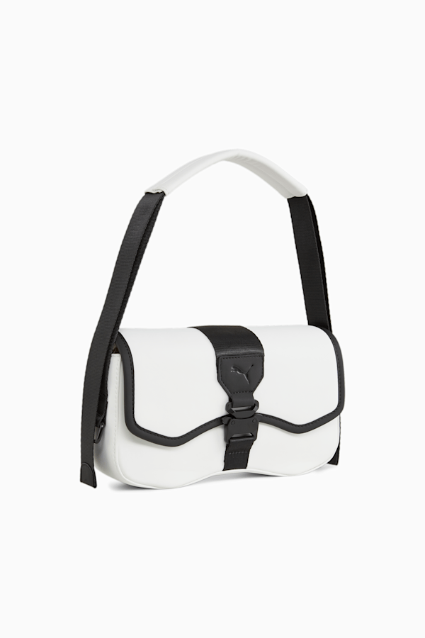 Prime Idol Baguette Bag, PUMA White-PUMA Black, extralarge