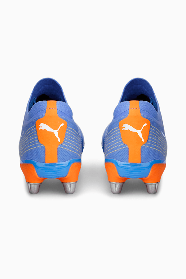 Avant Pro Men's Rugby Boots, Blue Glimmer-PUMA White-Ultra Orange, extralarge-GBR