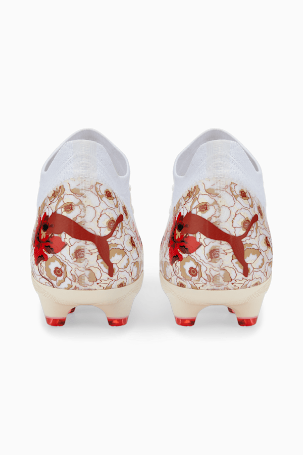 Chaussures de soccer avec crampons PUMA x LIBERTY FUTURE 1.4 FG/AG Femme, Puma White-Pristine, extralarge
