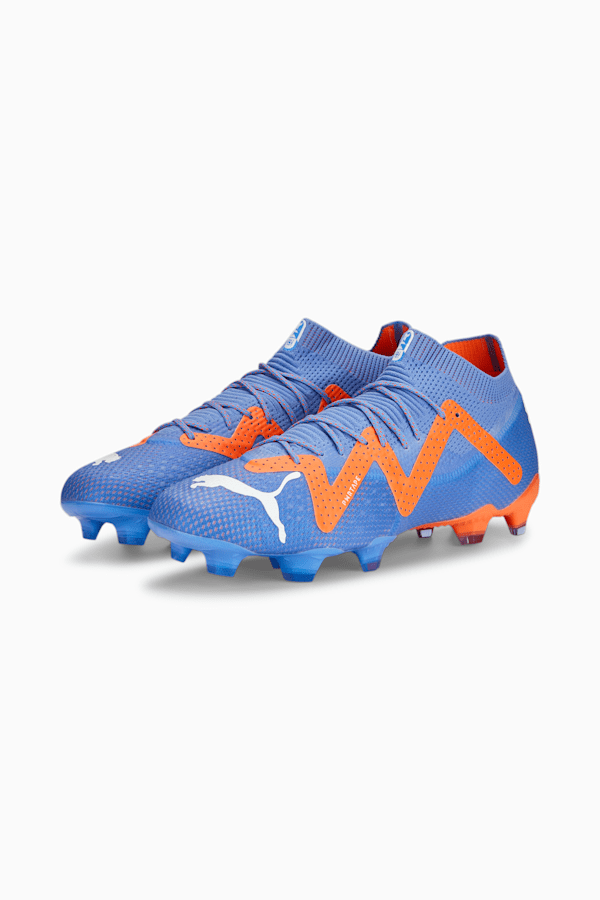Puma football boots sales blue and orange