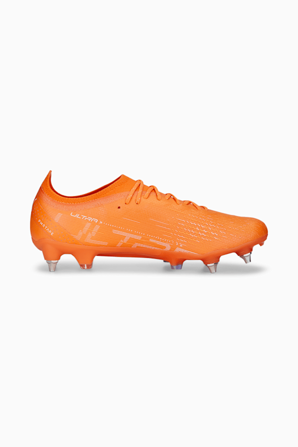 ULTRA ULTIMATE MxSG Football Boots Adults, Ultra Orange-PUMA White-Blue Glimmer, extralarge-GBR