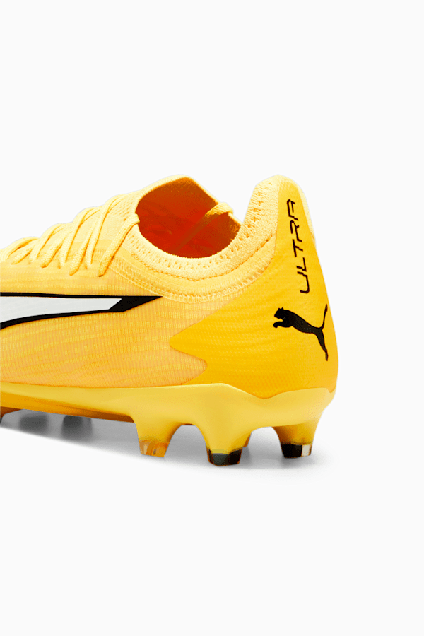 ULTRA ULTIMATE FG/AG Football Boots, Yellow Blaze-PUMA White-PUMA Black, extralarge