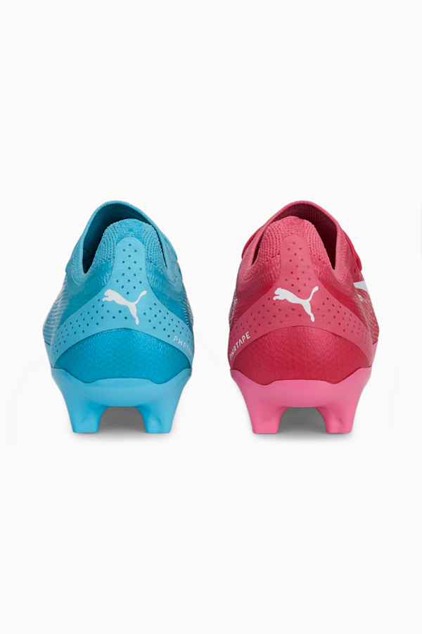 ULTRA ULTIMATE Tricks FG/AG Football Boots, Hero Blue-PUMA White-Sunset Pink, extralarge