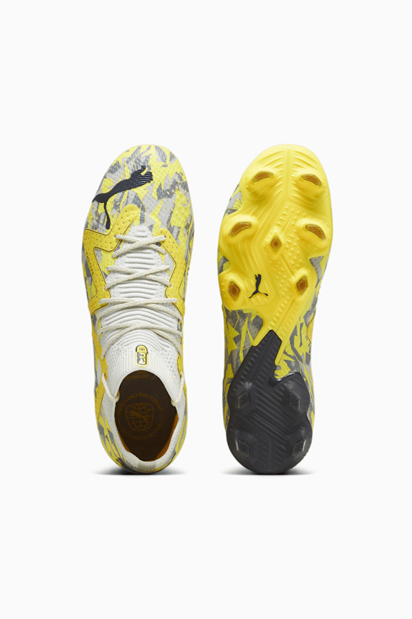 FUTURE ULTIMATE FG/AG Women's Football Boots, Sedate Gray-Asphalt-Yellow Blaze, extralarge-GBR