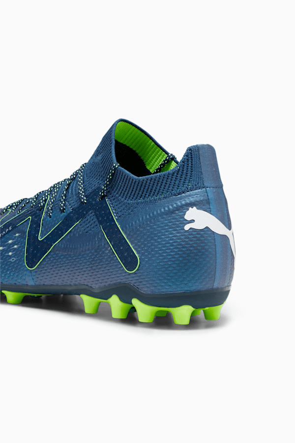FUTURE ULTIMATE MG Men's Football Boots, Persian Blue-PUMA White-Pro Green, extralarge-GBR