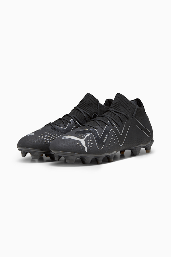 Chaussures de soccer avec crampons FUTURE PRO FG/AG, hommes, PUMA Black-PUMA Silver, extralarge