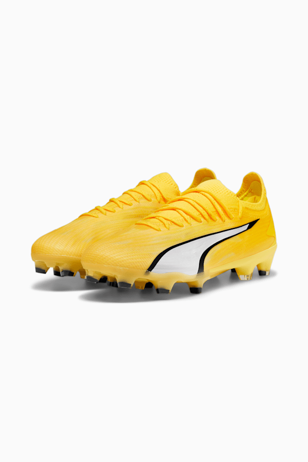 ULTRA ULTIMATE FG/AG Women's Football Boots, Yellow Blaze-PUMA White-PUMA Black, extralarge-GBR