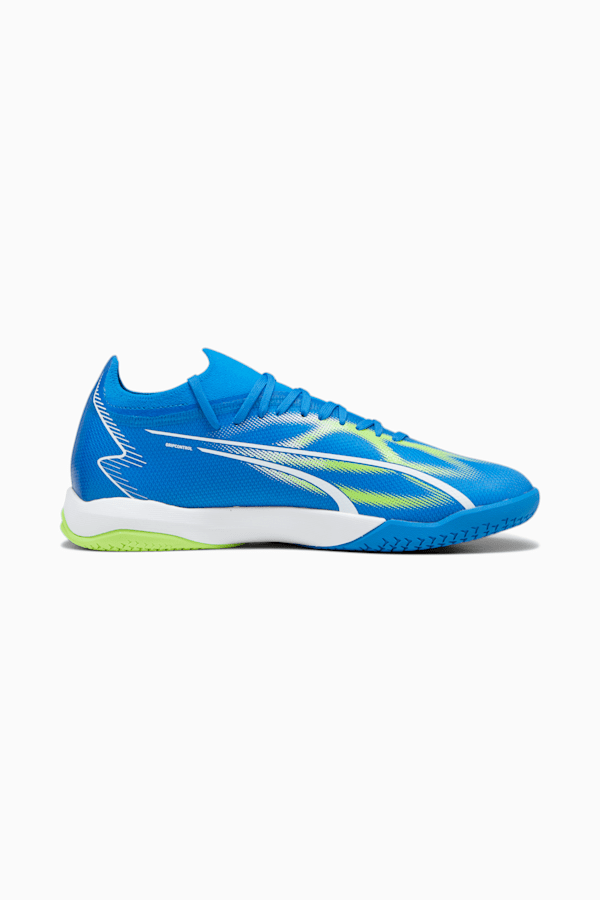 ULTRA MATCH IT Men's Soccer Cleats, Ultra Blue-PUMA White-Pro Green, extralarge
