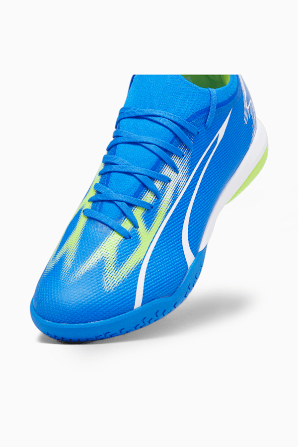 ULTRA MATCH IT Men's Soccer Cleats, Ultra Blue-PUMA White-Pro Green, extralarge